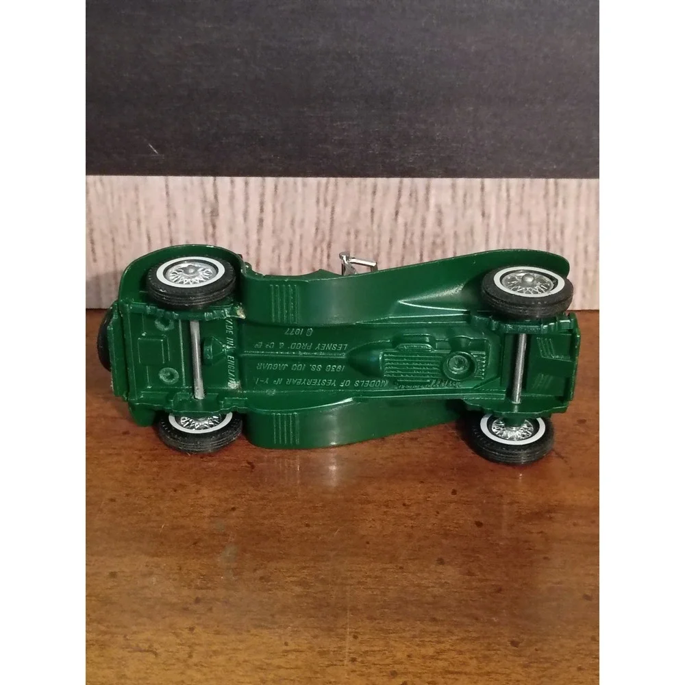 Matchbox Models of Yesteryear Y-1 1936 SS 100‎ Jaguar Green Diecast Car 1977